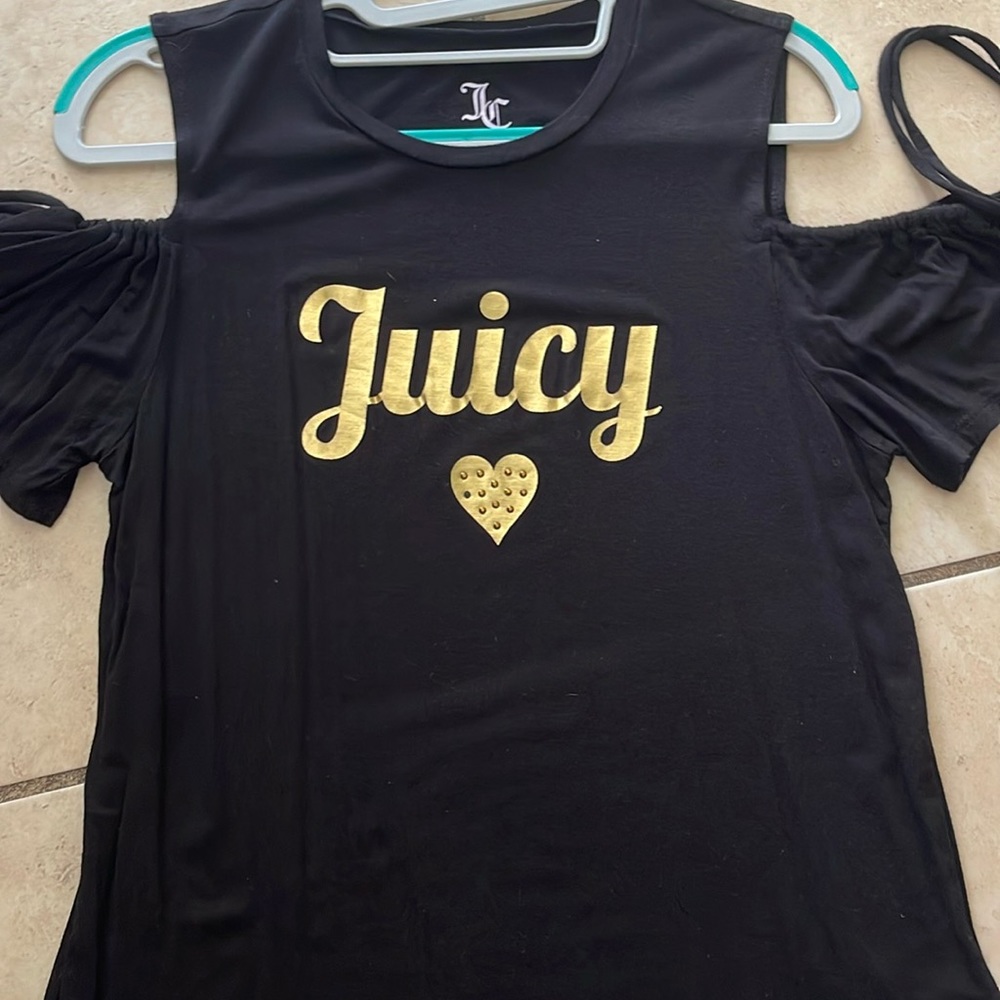 Juicy Couture open shoulder top